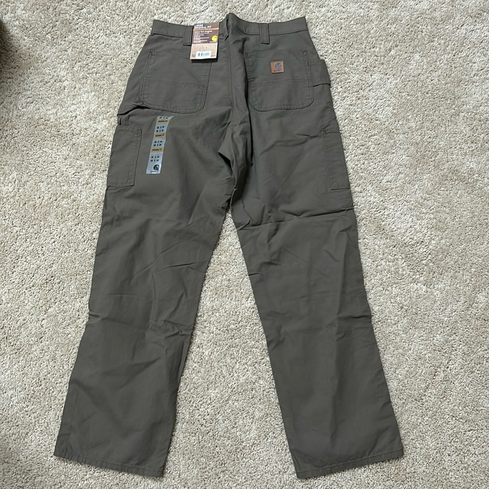 Carhartt men’s canvas work dungaree pants